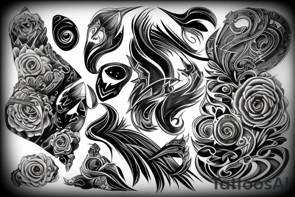 the beauty of the quasar tattoo idea