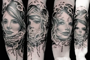 the beauty of the quasar tattoo idea
