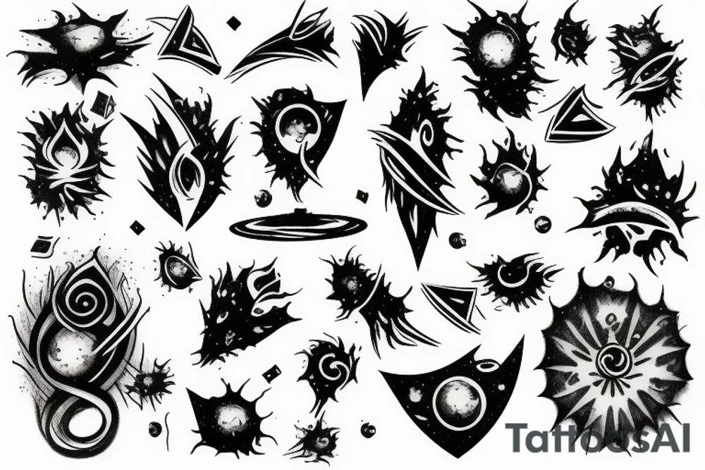 a quasar tattoo idea