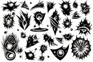 a quasar tattoo idea