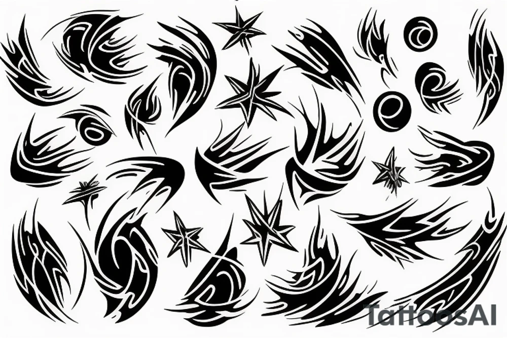 a quasar tattoo idea