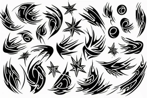 a quasar tattoo idea