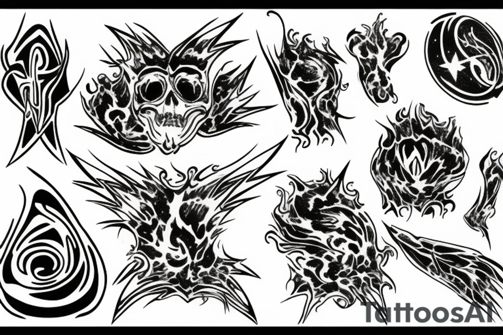 a quasar tattoo idea