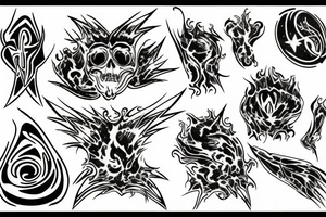 a quasar tattoo idea
