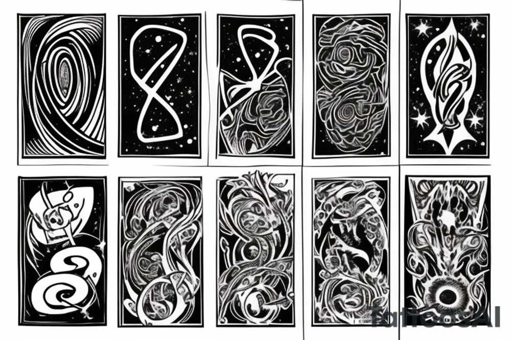 a quasar tattoo idea