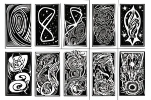 a quasar tattoo idea