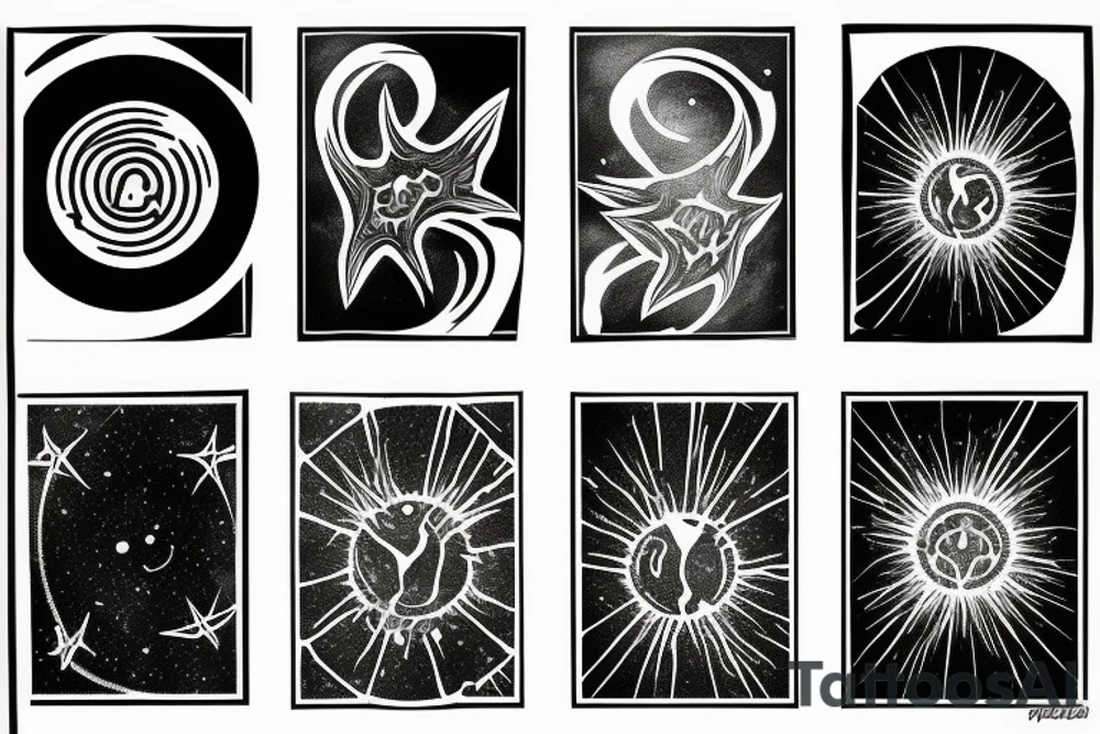 a quasar tattoo idea