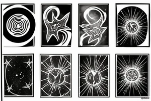 a quasar tattoo idea