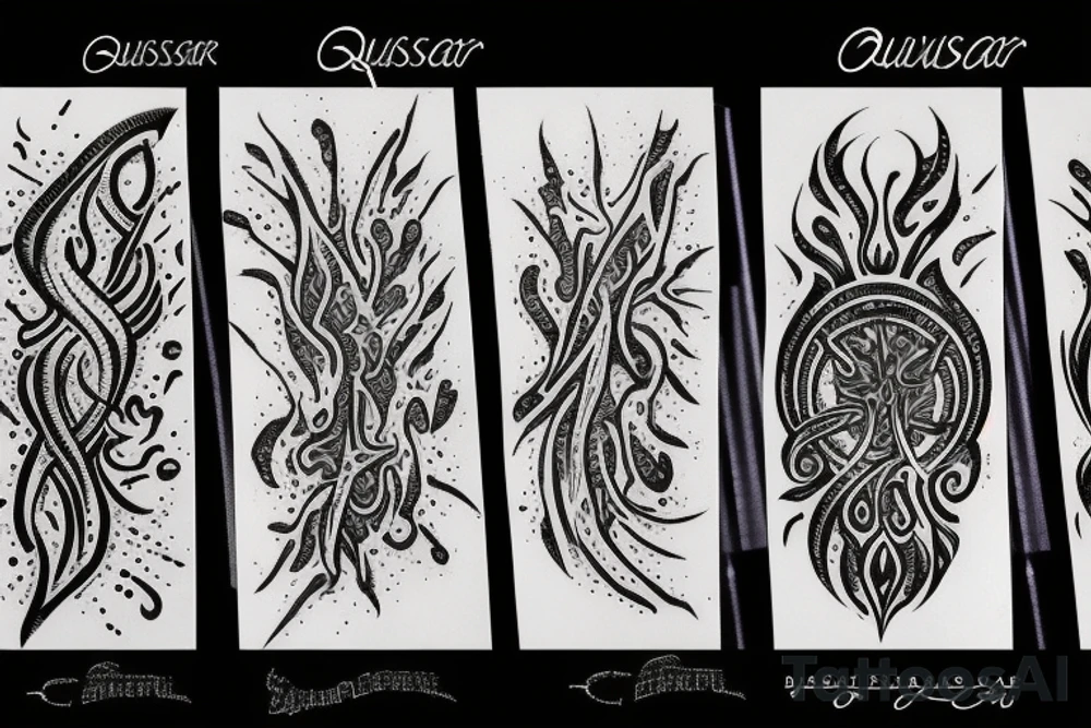 a quasar tattoo idea