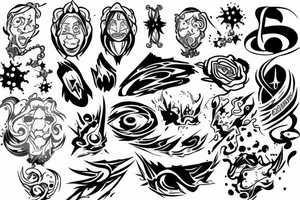 a quasar tattoo idea