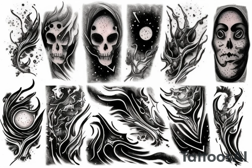 a quasar tattoo idea