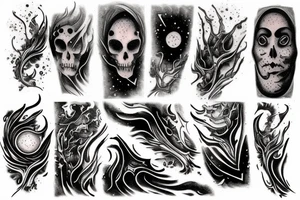 a quasar tattoo idea