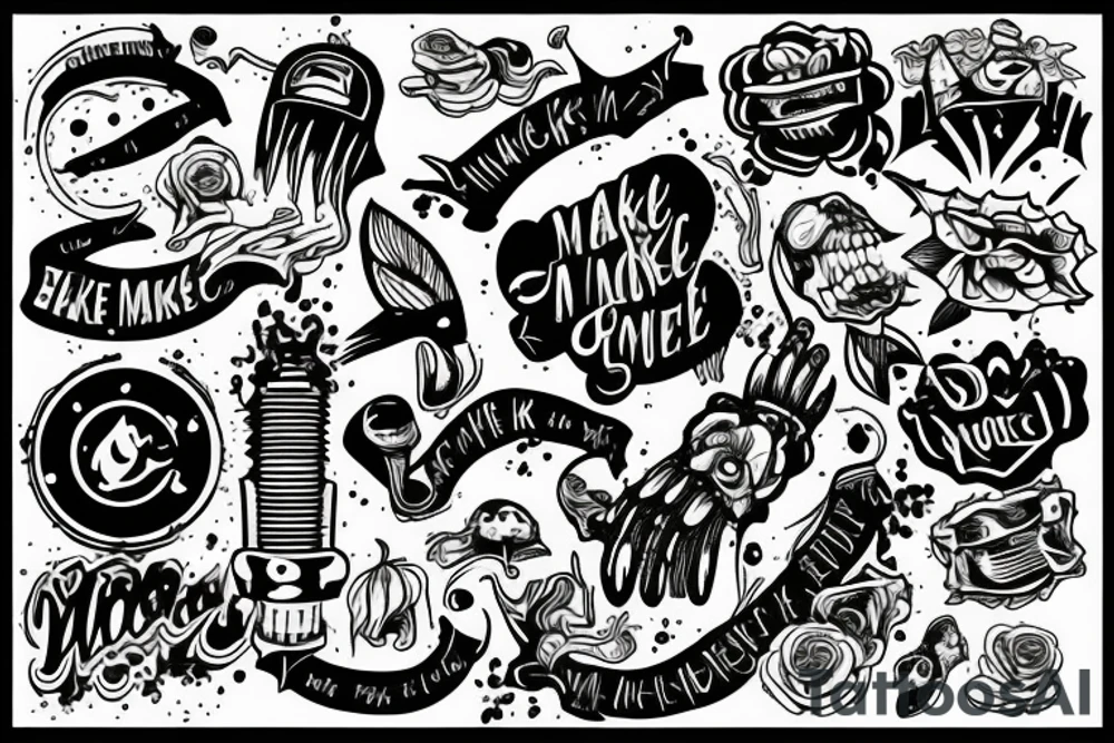 You make me sick tattoo idea