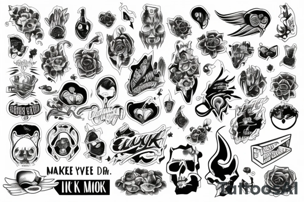 You make me sick" tattoo idea