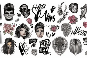 Halsey tattoo idea