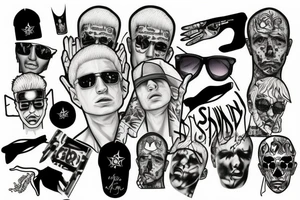 Slim shady tattoo idea
