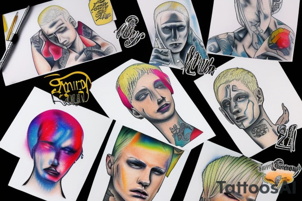 Slim shady tattoo idea