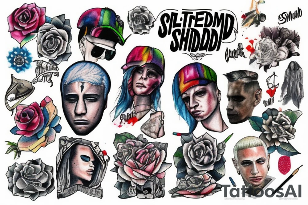 Slim shady tattoo idea