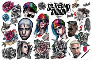 Slim shady tattoo idea