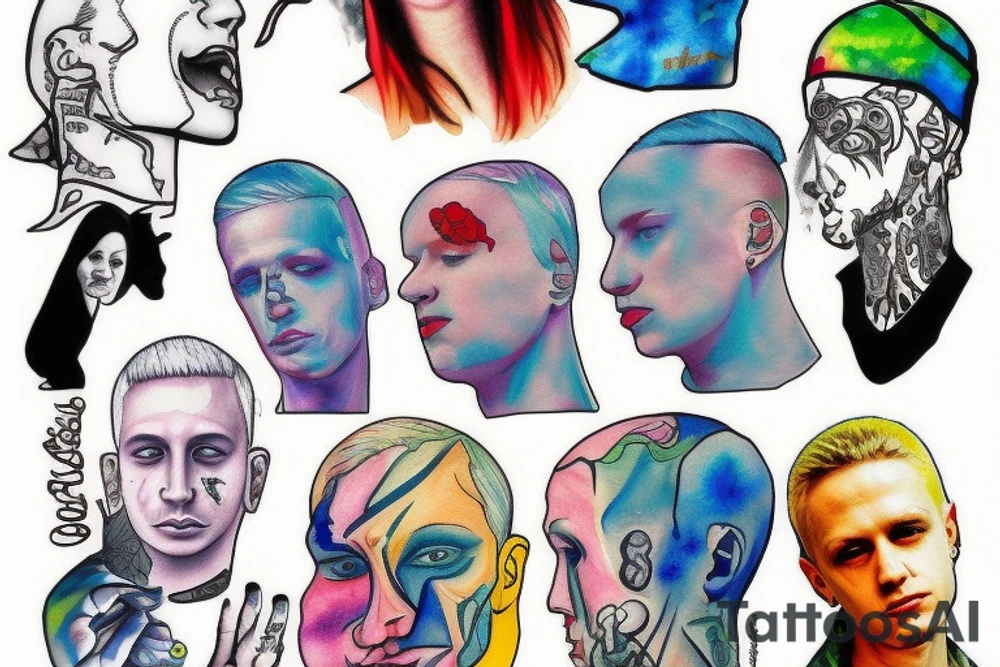 Slim shady tattoo idea