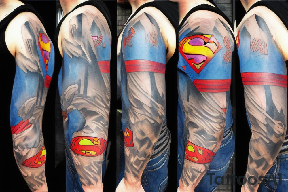 Eminem superman tattoo idea