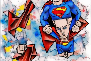 Eminem superman tattoo idea