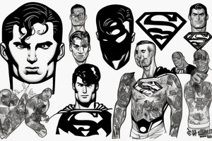 Superman eminem tattoo idea