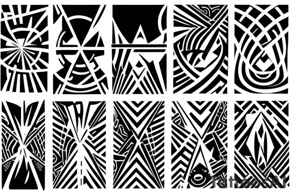 cracked mirror tattoo idea