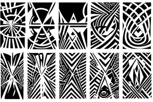 cracked mirror tattoo idea