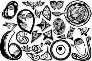 cracked mirror tattoo idea