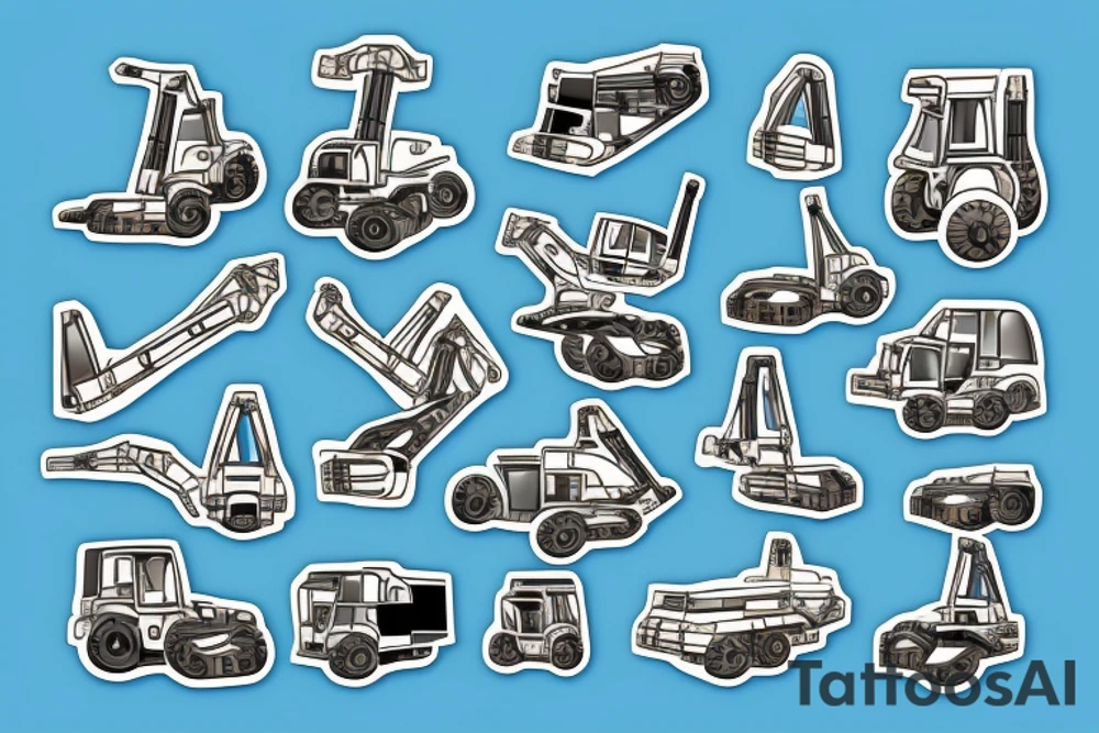 Kobelco Excavator tattoo idea