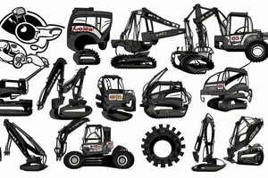 Kobelco Excavator tattoo idea