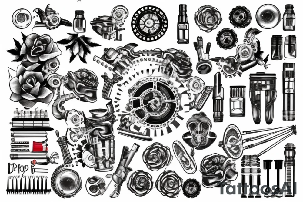 Mechanical tattoo idea
