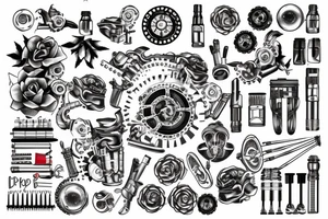 Mechanical tattoo idea
