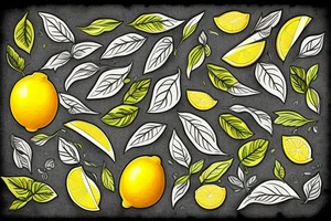 lemon with leaves one hundred dollars tattoo idea