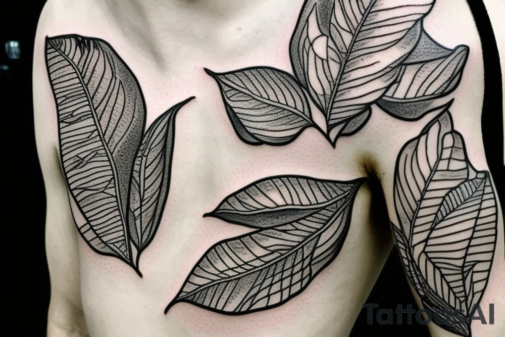lemon with leaves one hundred dollars tattoo idea