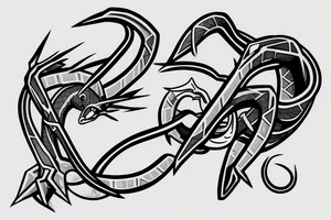 rayquaza tattoo idea