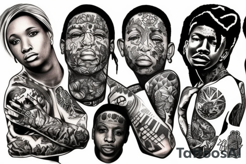 Tattoos like lil durk tattoo idea