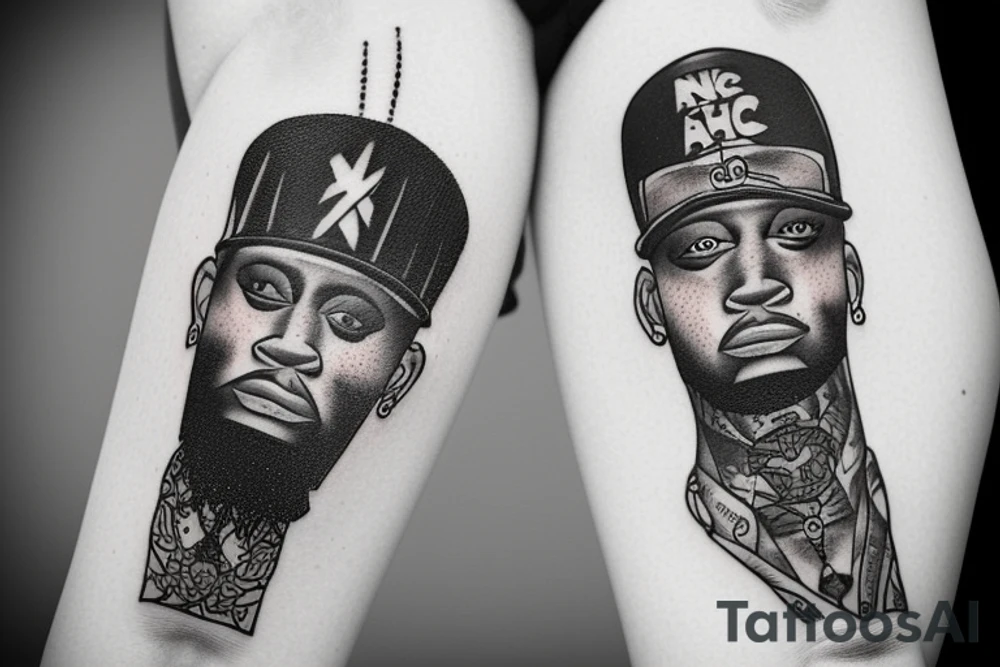 tattoos like rappers have. non portraits tattoo idea