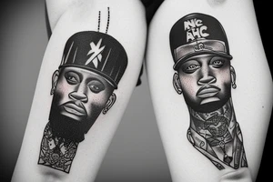 tattoos like rappers have. non portraits tattoo idea
