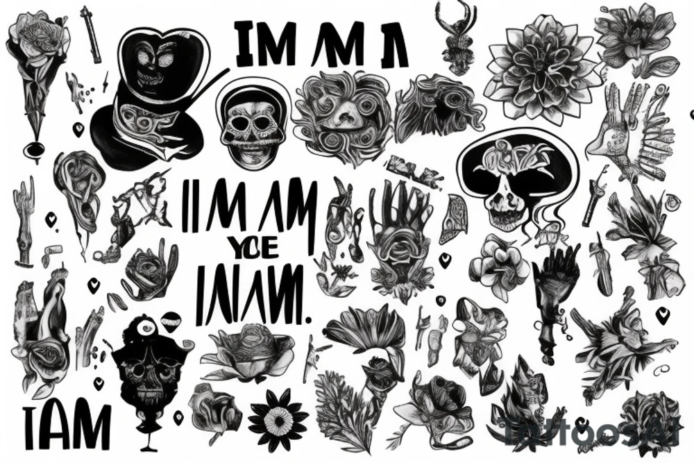i am me, i am enough tattoo idea