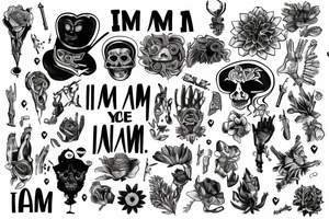 i am me, i am enough tattoo idea
