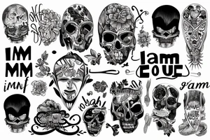 i am me, i am enough tattoo idea