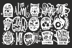i am me, i am enough tattoo idea