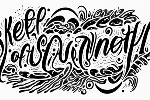 Keep moving tattoo idea