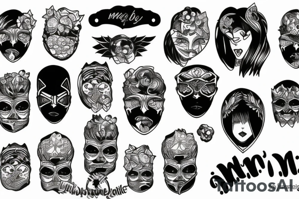 i, me, myself tattoo idea
