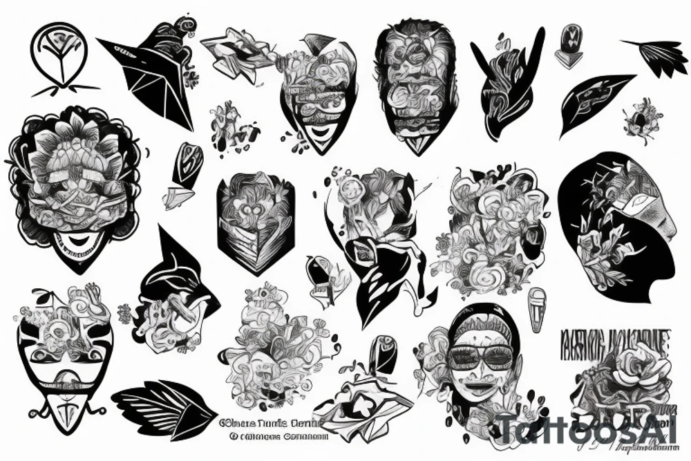 i, me, myself tattoo idea