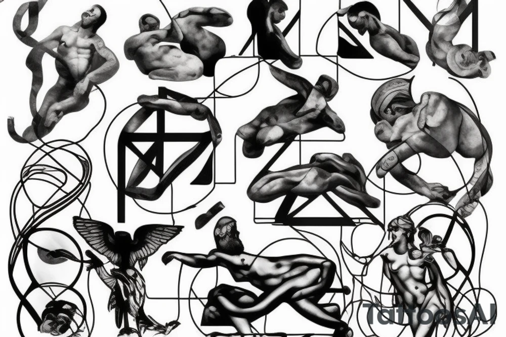 Creation of adam tattoo idea