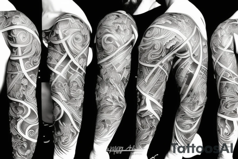 Creation of adam tattoo idea