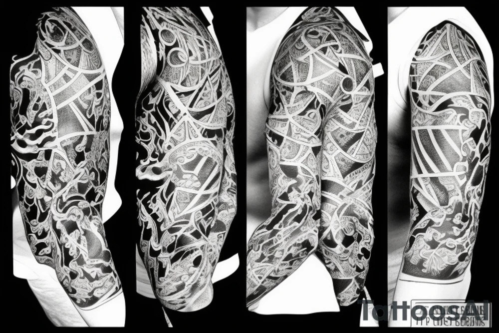Creation of adam tattoo idea
